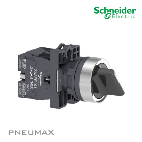 XA2ED33 Selector switch สวิตช์ซีเลคเตอร์, Short handle, 3 Positions, 2NO